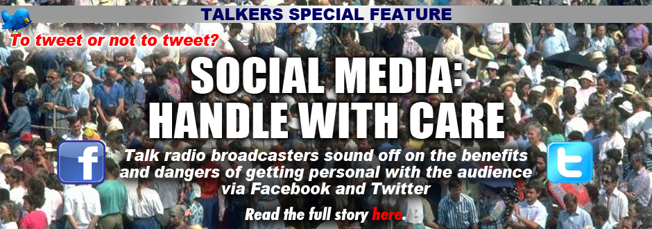 Talkers TV is located on the front page in the right column