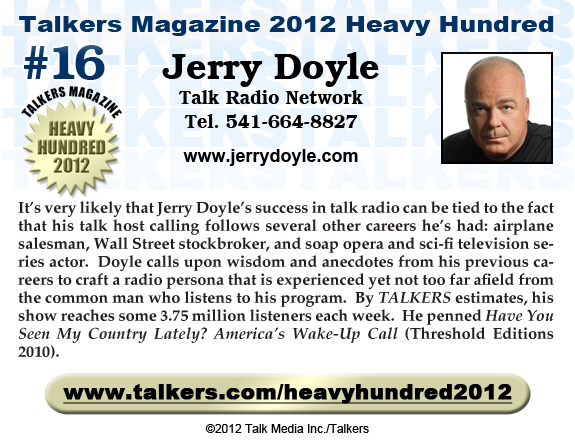 TALKERS 2012 Heavy Hundred #16: Jerry Doyle, Talk Radio Network