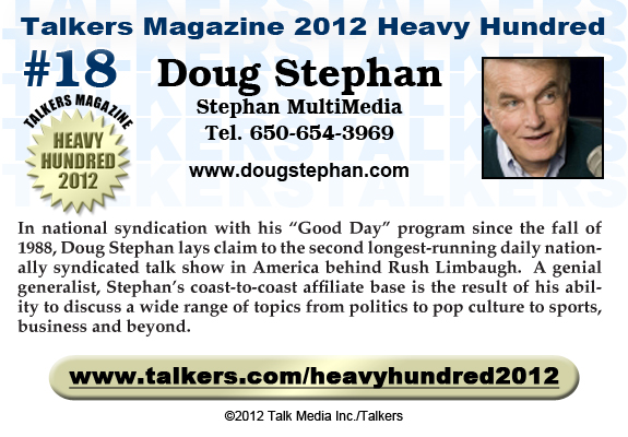 TALKERS 2012 Heavy Hundred #18: Doug Stephan, Stephan MultiMedia