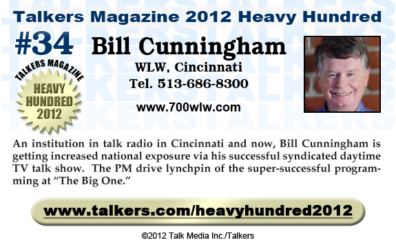 TALKERS 2012 Heavy Hundred #34: Bill Cunningham, WLW, Cincinnati