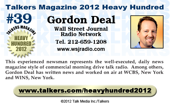 TALKERS 2012 Heavy Hundred #39: Gordon Deal, Wall Street Journal Radio Network