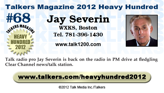 TALKERS 2012 Heavy Hundred #68: Jay Severin, WXKS, Boston