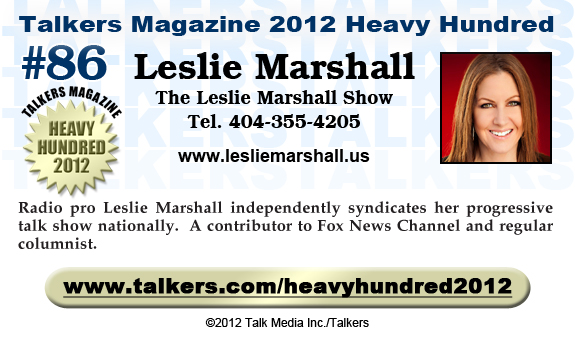 TALKERS 2012 Heavy Hundred #86: Leslie Marshall, The Leslie Marshall Show