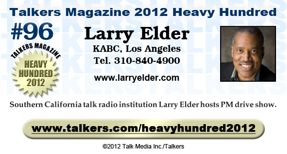TALKERS 2012 Heavy Hundred #96: Larry Elder, KABC, Los Angeles