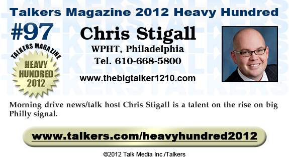 TALKERS 2012 Heavy Hundred #97: Chris Stigall, WPHT, Philadelphia