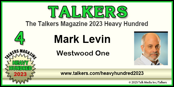 TALKERS 2023 Heavy Hundred #4: Mark Levin, Westwood One