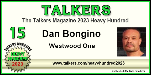 TALKERS 2023 Heavy Hundred #15: Dan Bongino, Westwood One