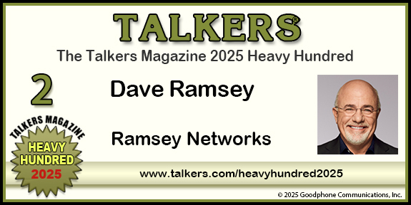 TALKERS 2025 Heavy Hundred #2: Dave Ramsey, Ramsey Networks