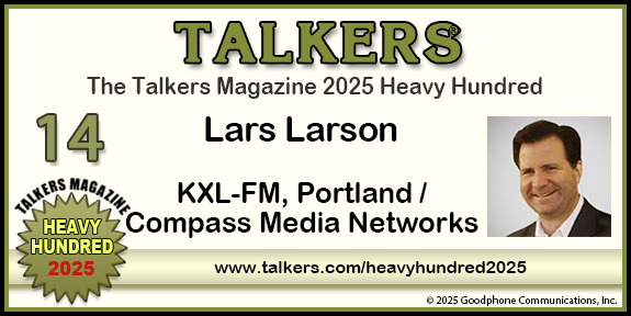 TALKERS 2025 Heavy Hundred #14: Lars Larson, KXL-FM, Portland / Compass Media Networks