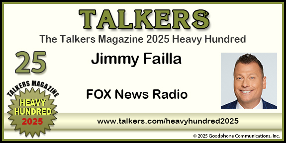 TALKERS 2025 Heavy Hundred #25: Jimmy Failla, FOX News Radio