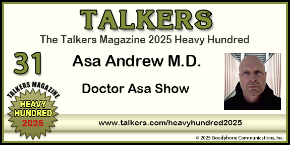 TALKERS 2025 Heavy Hundred #31: Asa Andrew M.D., Doctor Asa Show