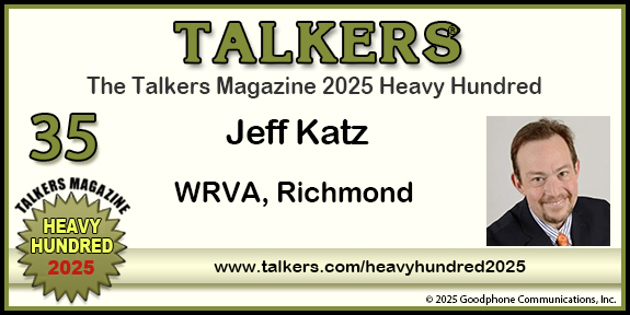 TALKERS 2025 Heavy Hundred #35: Jeff Katz, WRVA, Richmond