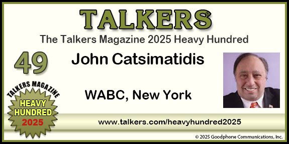 TALKERS 2025 Heavy Hundred #49: John Catsimatidis, WABC, New York