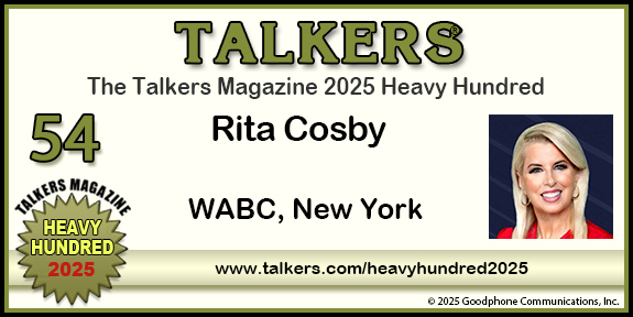 TALKERS 2025 Heavy Hundred #54: Rita Cosby, WABC, New York