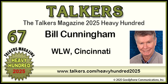 TALKERS 2025 Heavy Hundred #67: Bill Cunningham, WLW, Cincinnati
