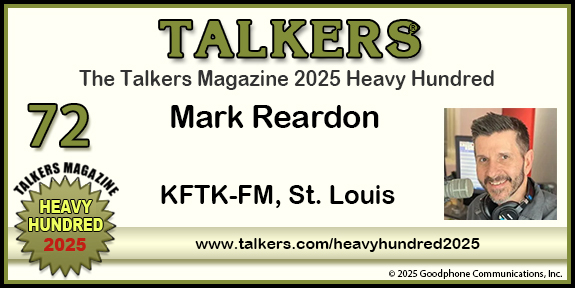 TALKERS 2025 Heavy Hundred #72: Mark Reardon, KFTK-FM, St. Louis