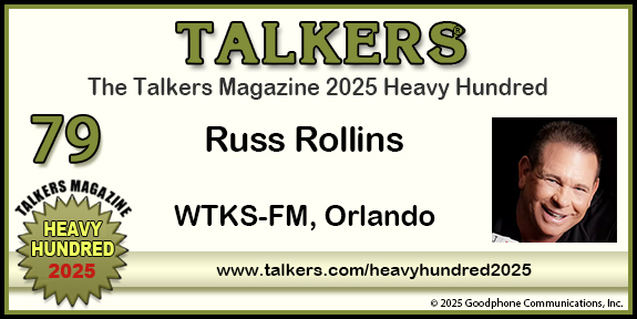 TALKERS 2025 Heavy Hundred #79: Russ Rollins, WTKS-FM, Orlando