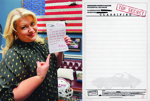 Talk Host Mark Kaye Creates Biden "Top Secret" Gag Memo Pads - Vimarsana News