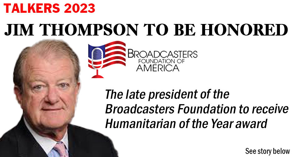 The Late Jim Thompson to Receive TALKERS "Humanitarian of the Year" Award - Vimarsana News