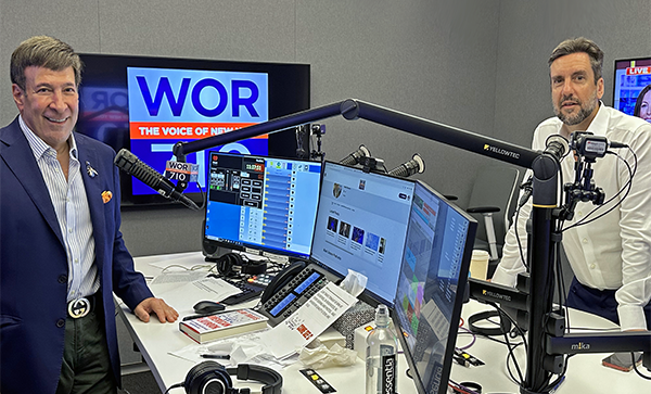 WOR's Mark Simone Welcomes Clay Travis | TALKERS magazine - Vimarsana News