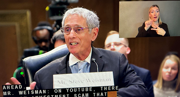 TALKERS Legal Editor Steve Weisman Testifies Before Senate on Scamming - Vimarsana News